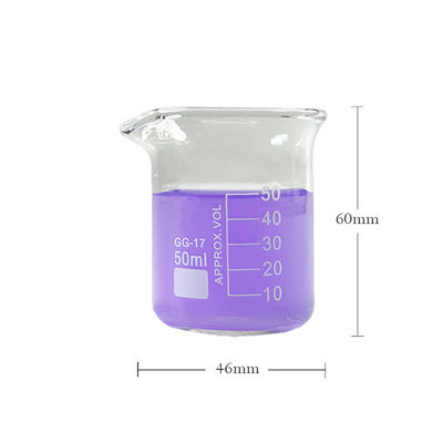 OEM ODM Glass Measuring Laboratory Beakers 50ml Customizable